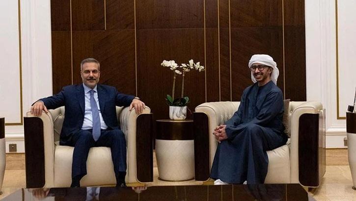 Bakan Fidan, Arap Mevkidaşı Al Nahyan ile görüştü