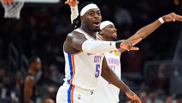 Son şampiyon Thunder, Cleveland Cavaliers'ı deplasmanda geçti