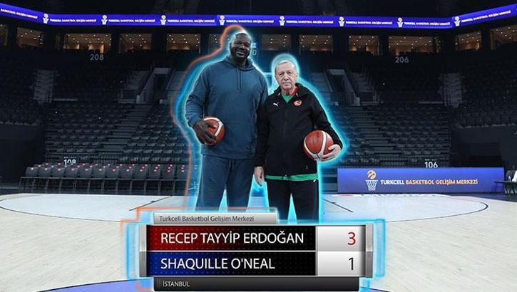 Varank o anları paylaştı: Şutlar Erdoğan’dan, alkışlar Shaq’tan