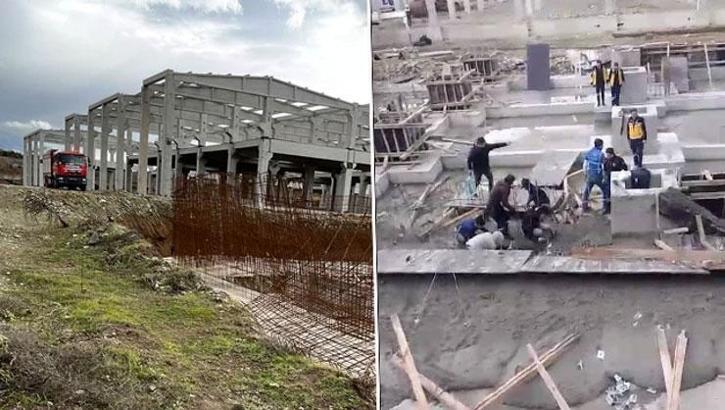 Bursa'da inşaatta göçük! 1 ölü