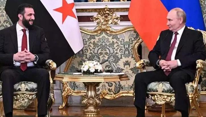 Moskova'da dev zirve! Putin ve Şara bir araya geldi