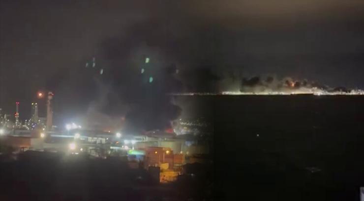 TÜPRAŞ İzmit rafinerisinde yangın! İlk açıklama geldi