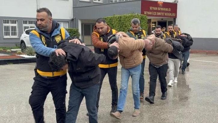 Adana'da dublörlerle 10 milyonluk vurgun: 12 kişi tutuklandı