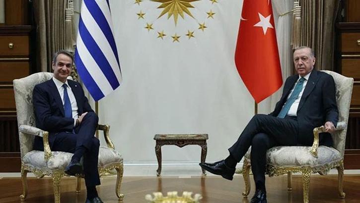 Ankara'da kritik zirve! Cumhurbaşkanı Erdoğan ve Miçotakis bir araya geldi
