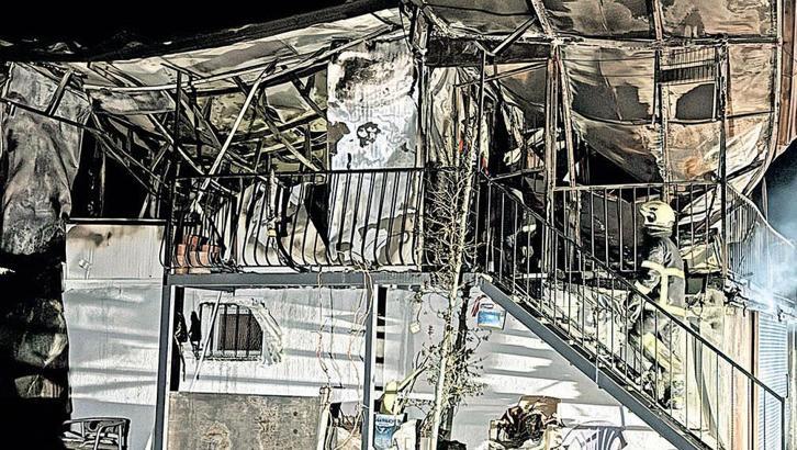 Prefabrik evde korkunç son