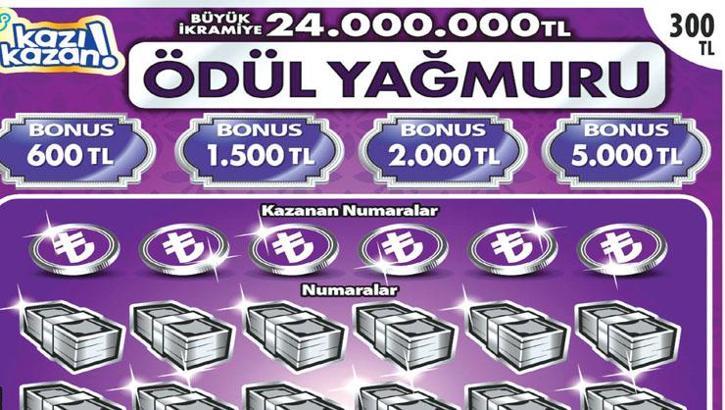 Ödül Yağmuru'ndan 24 milyon lira ikramiye!