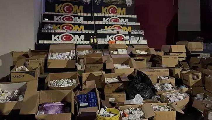 Adana’da sağlık terörüne darbe! Ruhsatsız depodan 1 milyon ilaç çıktı