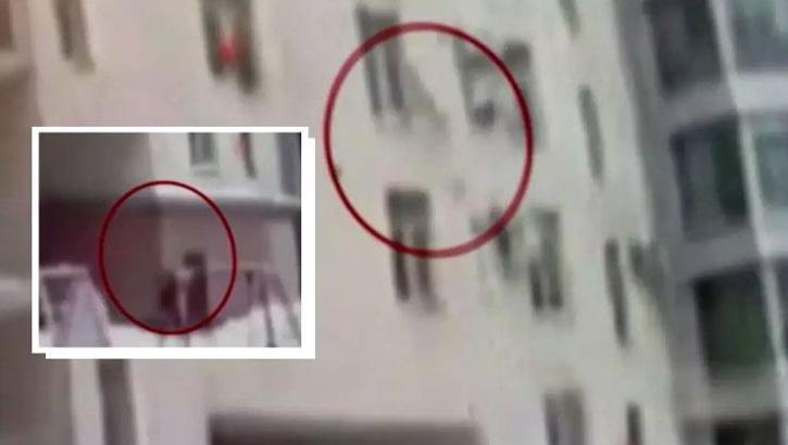 7. kattan düşen çocuğu havada yakaladı! Kahraman apartman görevlisinin kaburgaları kırıldı