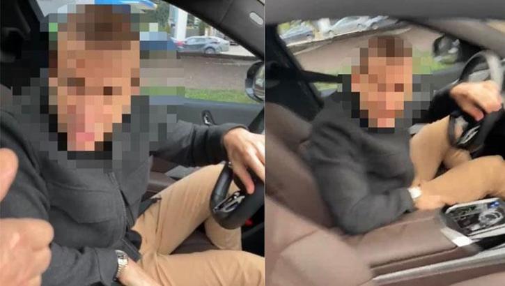 Yenidoğan bebeğiyle hastaneden çıkan aileye trafikte tabanca gösterdi!
