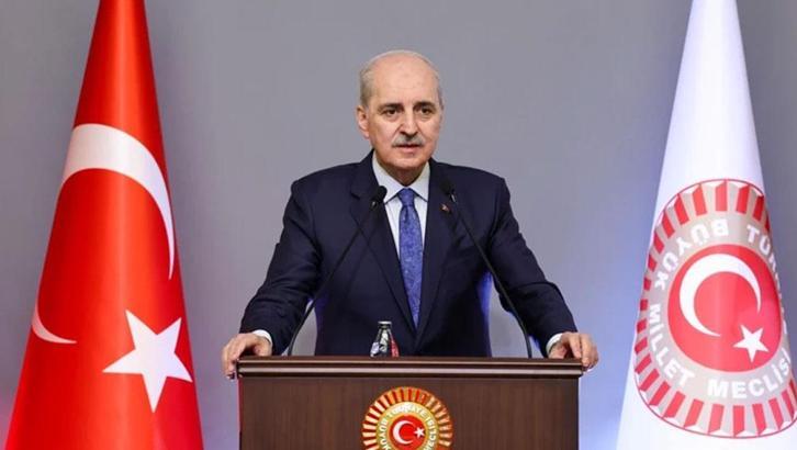 TBMM Başkanı Kurtulmuş: Terör örgütünün silahlarını bırakmasıyla birlikte yeni bir döneme başlıyoruz