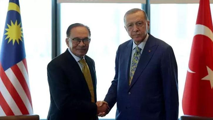 Cumhurbaşkanı Erdoğan, Malezya Başbakanı Enver İbrahim ile görüştü