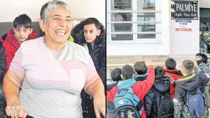 Minik kalplerden iyilik arabası