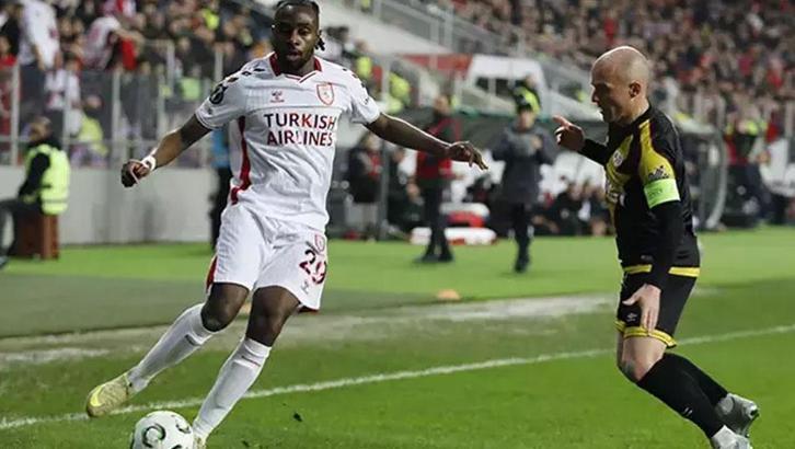Samsunspor Konferans Ligi'nde Rayo Vallecano'ya mağlup oldu