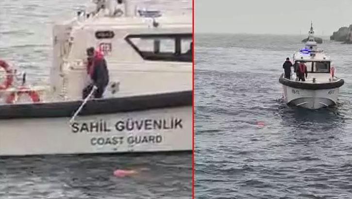 Denizde hareketsiz halde bulunan kadın hastaneye kaldırıldı