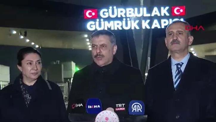 İçişleri Bakanı Çiftçi, Gürbulak Sınır Kapısı’nda incelemede bulundu