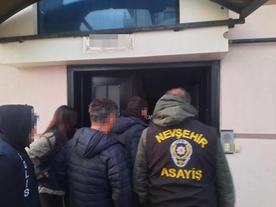 Nevşehir’de fuhuş operasyonu: 7 gözaltı