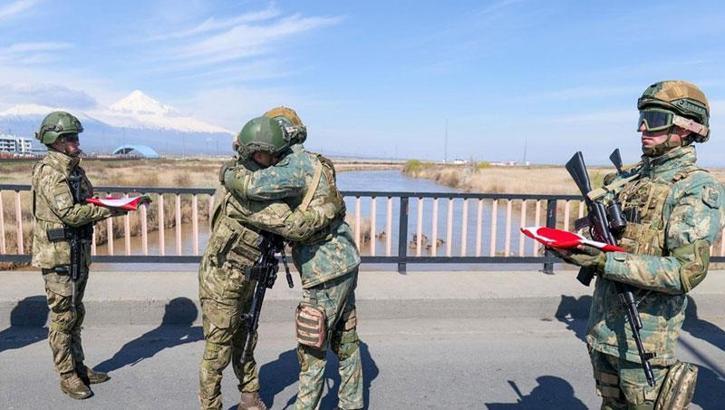 Nahçıvan Müstakil Ordu Komutanlığı birlikleri Türkiye'ye geldi