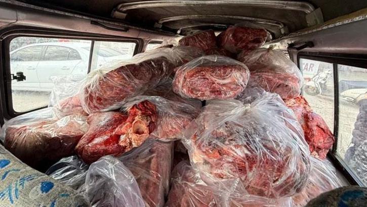 Gaziantep'te mide bulandıran görüntü! 1,6 ton sakatat imha edildi