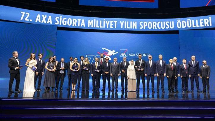72. AXA Sigorta Milliyet Yılın Sporcusu Ödülleri sahiplerini buldu