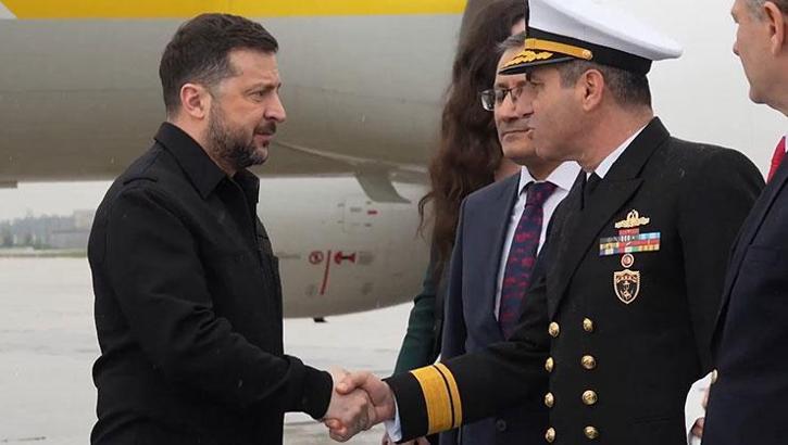 Zelenski İstanbul'da! Cumhurbaşkanı Erdoğan ile görüşecek