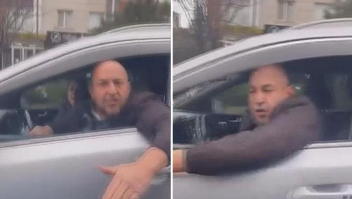 Trafik magandası dehşeti! ‘Çocuğum var’ diyen kadının aracını parçaladı