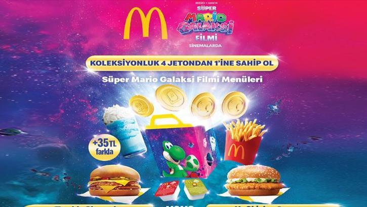 Süper Mario efsanesi Mc Donald’s menülerinde