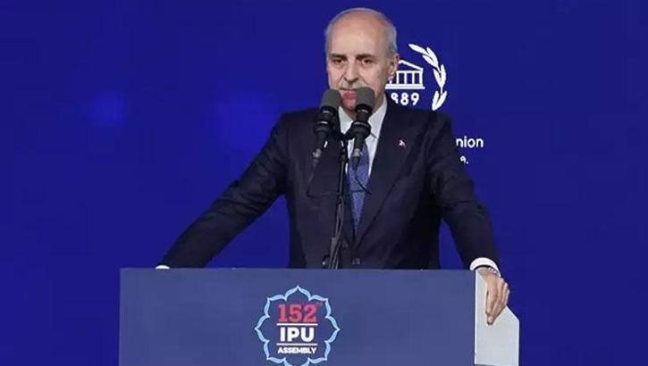 TBMM Başkanı Kurtulmuş'tan PAB Genel Kurulunda çağrı: İsrail'in BM üyeliği askıya alınmalı
