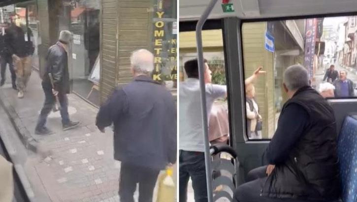 Bursa’da trafikte baltalı dehşet! Otobüs şoförünü böyle tehdit etti