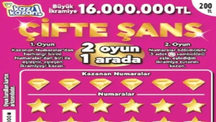 Çifte şans ile 2 oyun bir arada! 16 milyon TL kazandırıyor