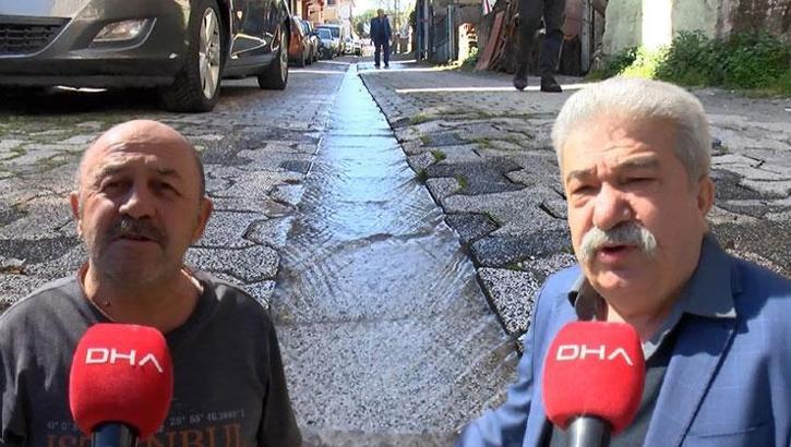 Ataşehir’de günlerdir boşa akan su isyan ettirdi! '1 haftadır akıyor parası bizden çıkıyor'