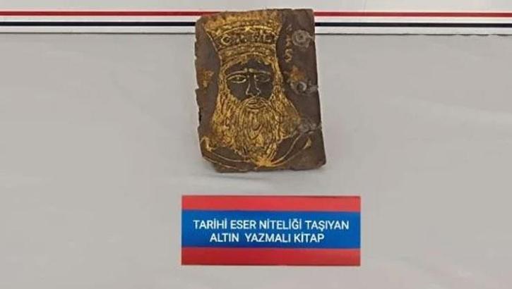 Yozgat’ta tarihi eser operasyonu! Altın yazmalı antik kitap ele geçirildi