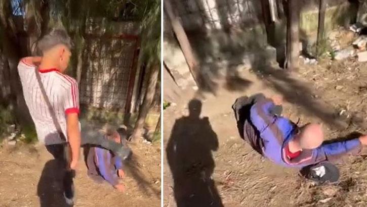 Vicdanları yaralayan tekme cezasız kalmadı! Yaşlı adama saldıran şüpheliler yakalandı