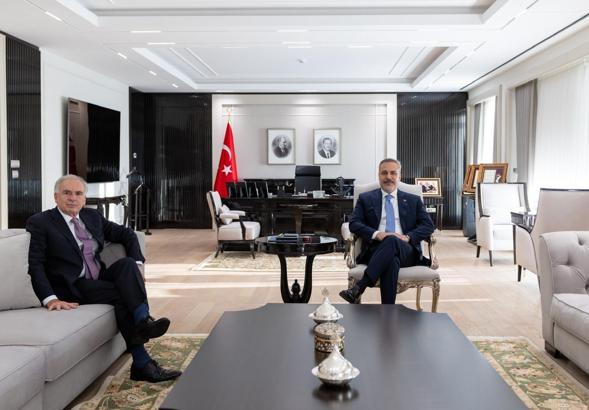 Bakan Fidan, BM Genel Sekreteri'nin Özel Temsilcisi Arnault ile görüştü