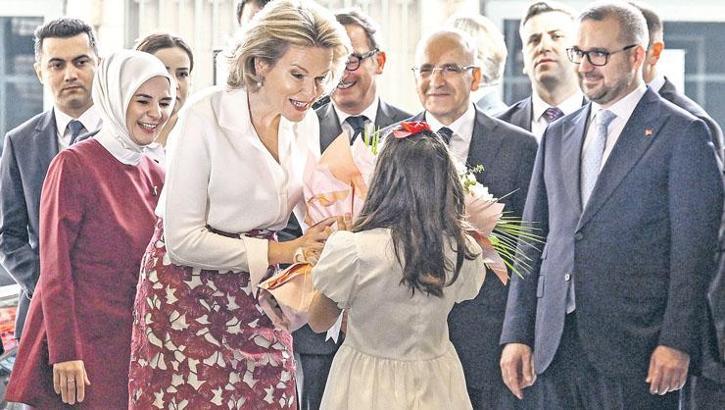 Kraliçe Mathilde’den İstanbul Finans Merkezi’ne ziyaret