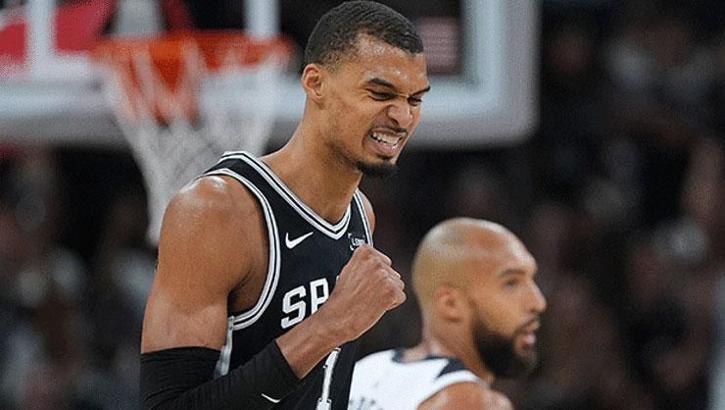 Spurs seride direksiyona geçti! Wembanyama’dan Timberwolves’a geçit yok