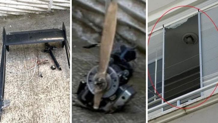 Samsun'da insansız hava aracı düştü! 3 ev zarar gördü