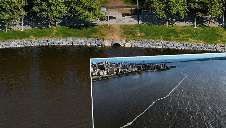 İstanbul'un göbeğinde korkutan manzara! Küçükçekmece Gölü lağım sularına teslim oldu