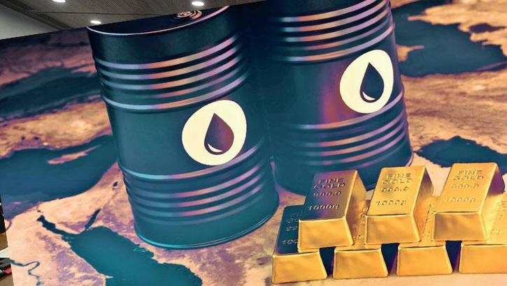Petrol sert geriledi altın destek buldu