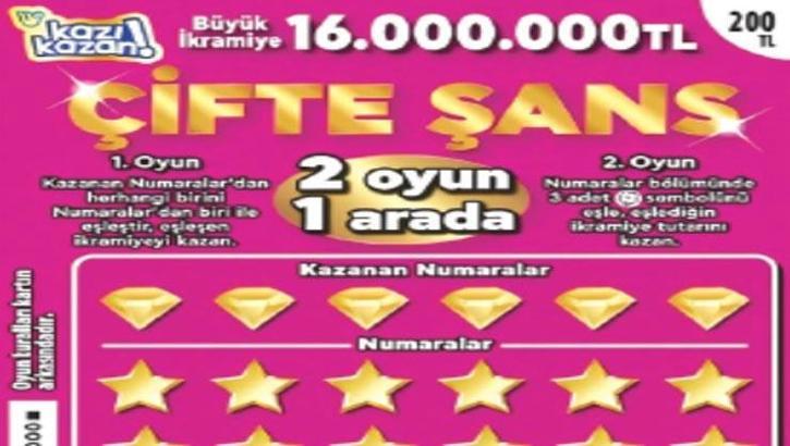 Çifte şans ile 2 oyun bir arada! 16 milyon TL kazandırıyor