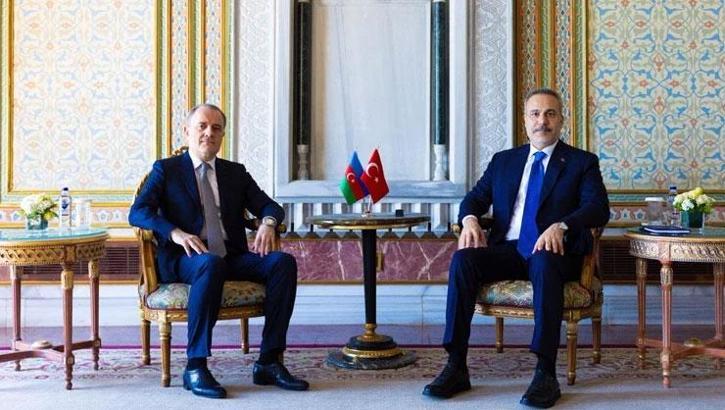 Dışişleri Bakanı Hakan Fidan, Azerbaycanlı mevkidaşı Bayramov ile görüştü