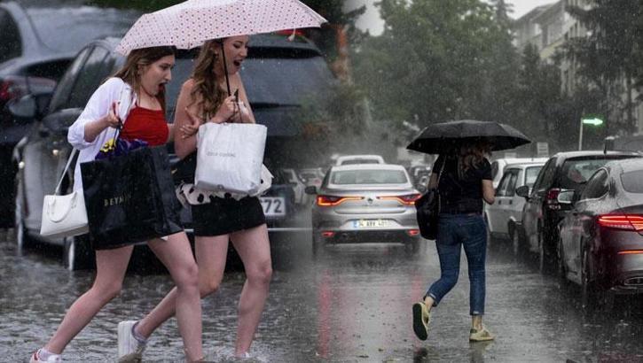 İstanbul'a kuvvetli sağanak alarmı! Valilik 7 ilçeyi tek tek uyardı: 10-12 saat sürecek