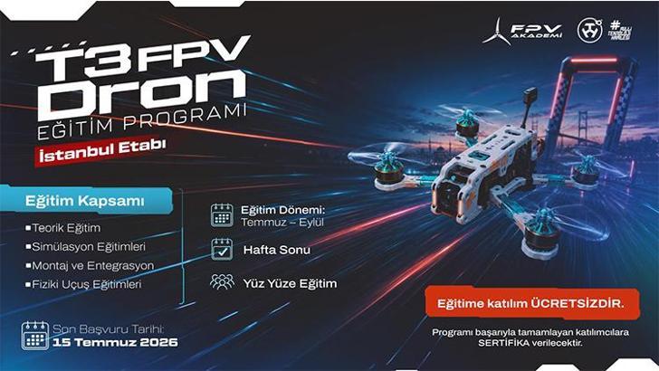 T3 FPV dron eğitim programı için başvurular başladı