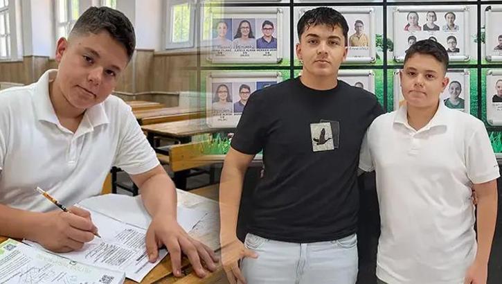 LGS'de aynı evden iki birinci çıktı! 'Zeki olmak tek başına yetmiyor'