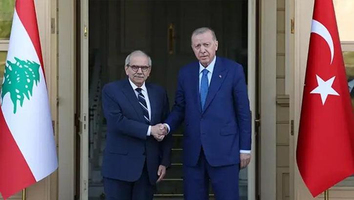 Cumhurbaşkanı Erdoğan’dan Lübnan Başbakanı Selam’a anlamlı jest