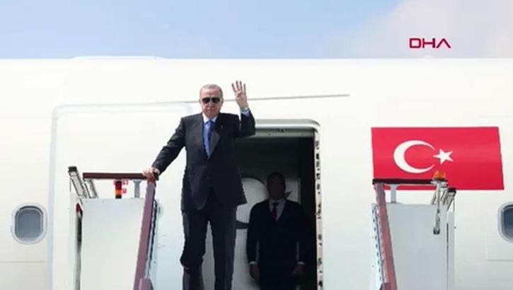Cumhurbaşkanı Erdoğan taziye için Katar'a gitti