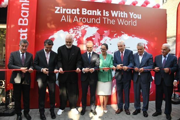 Ziraat Bankası’nın Tiran şubesi törenle açıldı