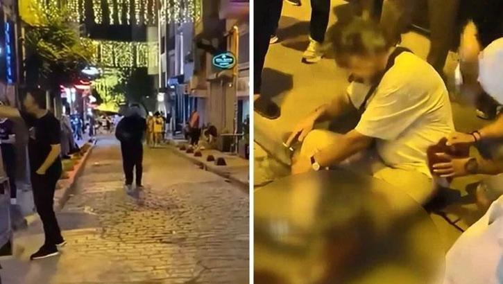 Beyoğlu'nda akılalmaz olay! Köpeğine saldıran pitbullun sahibini bıçakladı