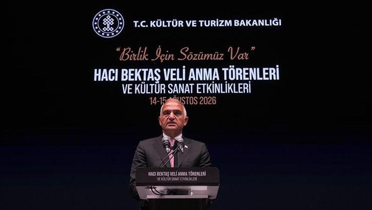 Hacı Bektaş-ı Veli’nin ocağından birlik mesajı! Bakan Ersoy: 'İnsanlığa gereken reçete açık: bir olalım, iri olalım, diri olalım'