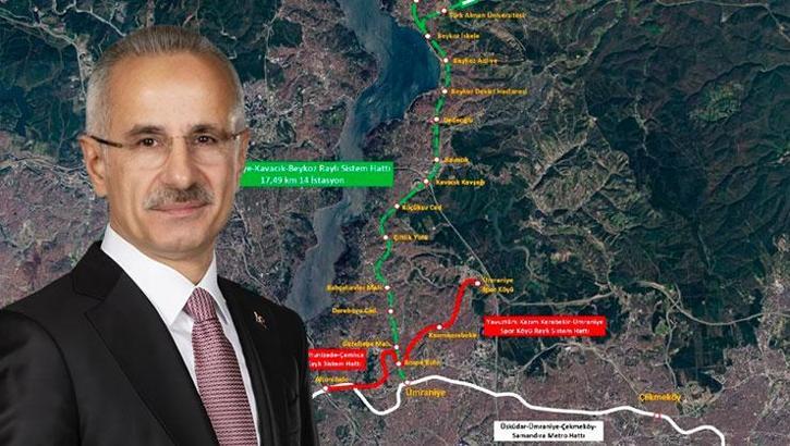 Cumhurbaşkanı kararıyla devredildi! Ümraniye-Beykoz metrosunu bakanlık yapacak