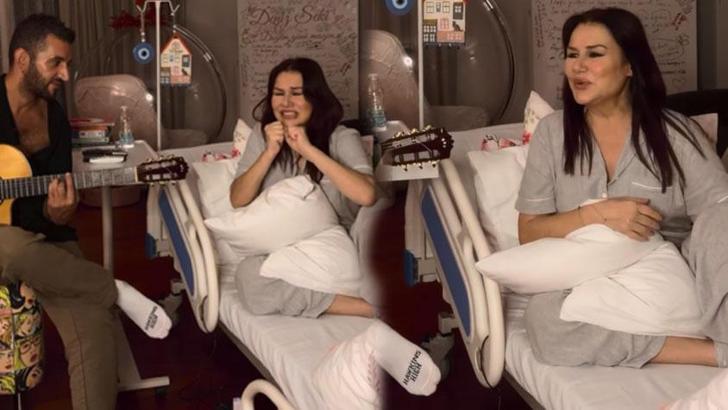 Deniz Seki, hasta yatağında konser verdi